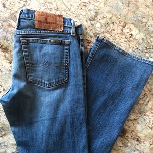 Lucky Brand Denim Dungarees Size 8/29